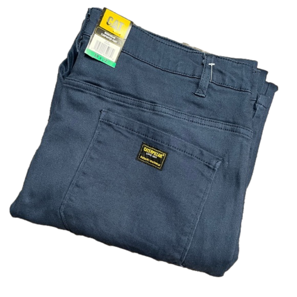 Caterpillar Jeans Cat Catapillar Mens Workwear Carpenter Blue Denim